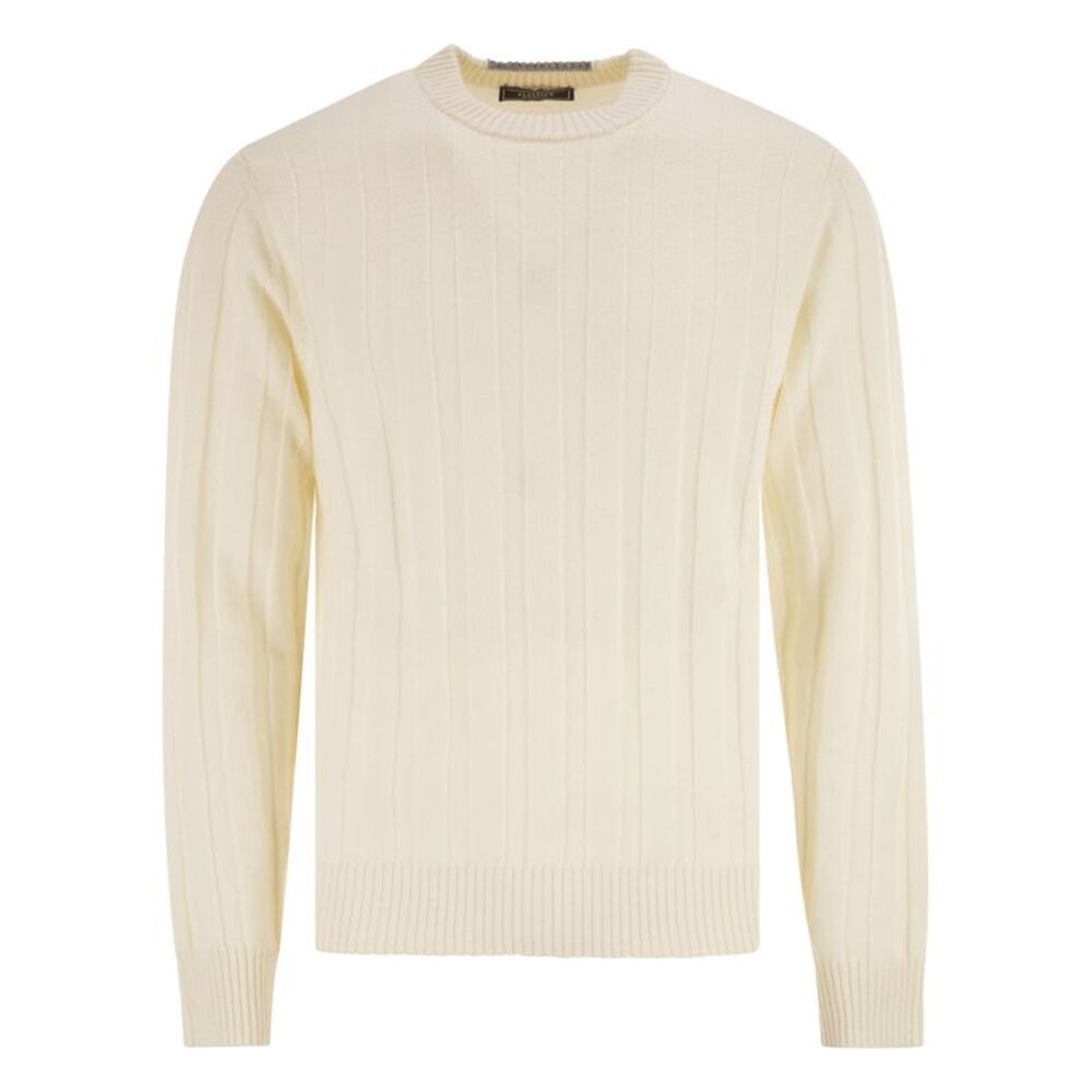 Peserico Men Wool And Cashmere Ribbed Jumper - Picture 1 of 4